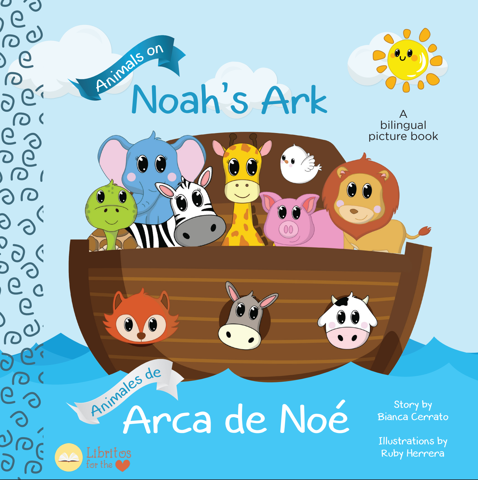 Book #1 - Animals on Noah's Ark/ Animales del Arca De Noe